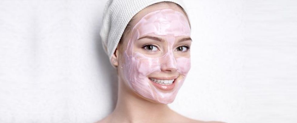 Strawberry face mask