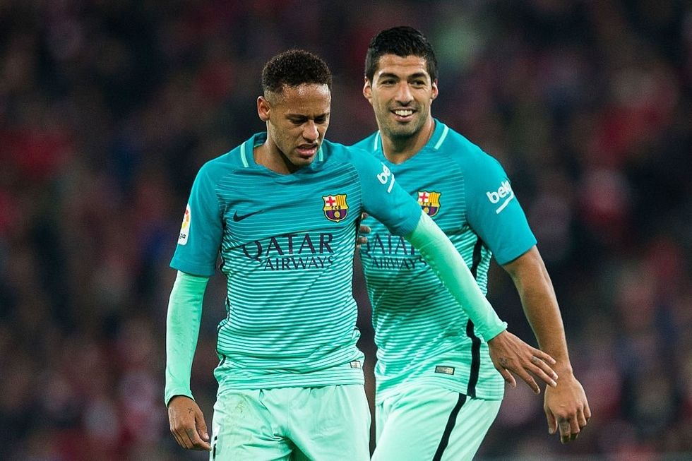 suarez neymar
