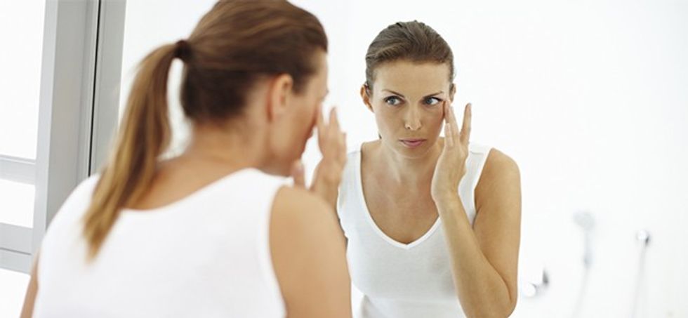 Subtle cosmetics adding to her beauty