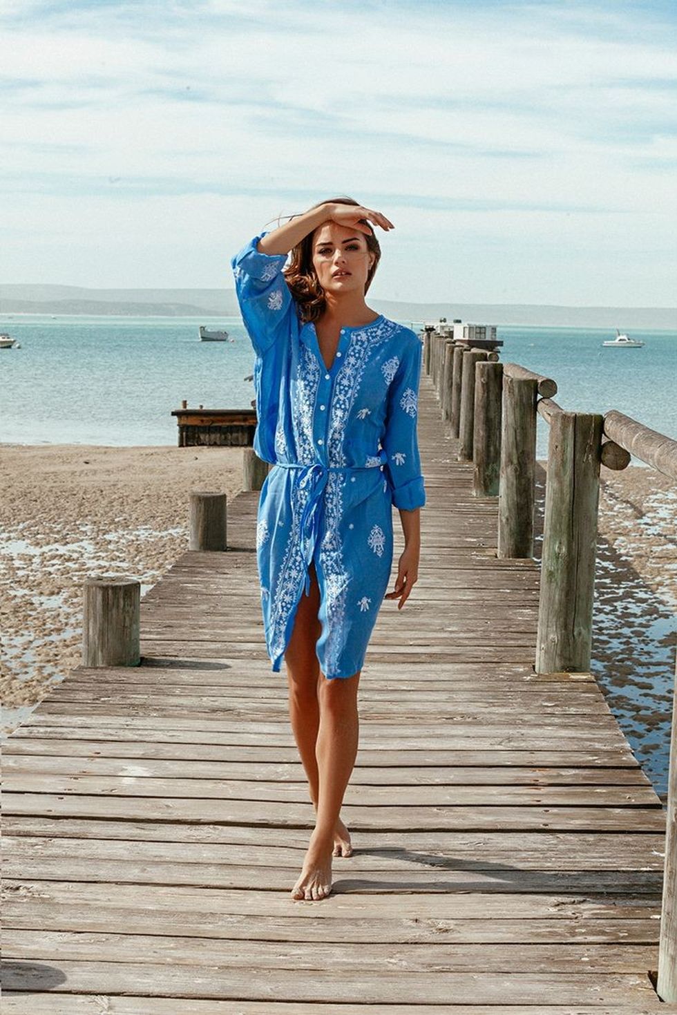 Summer-Women-Dress-2016-New-Summer-Dresses-Casual-Women-Oversize-Geometric-Pattern-Caftan-Bikini-Cover-Up (1)