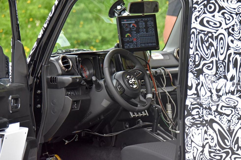 suzuki jimny spies 2022 interior