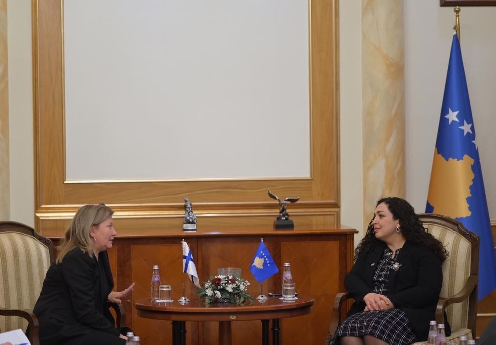 Takimi me ambasadoren e Finlandes