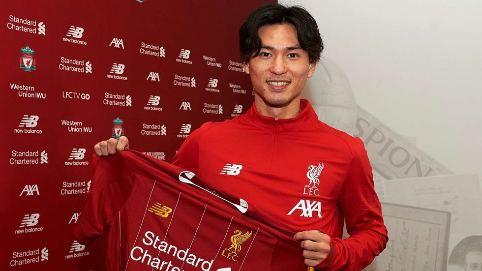 takumi minamino liverpool 2019 itw8l31l20xm1xnvm63139ljr
