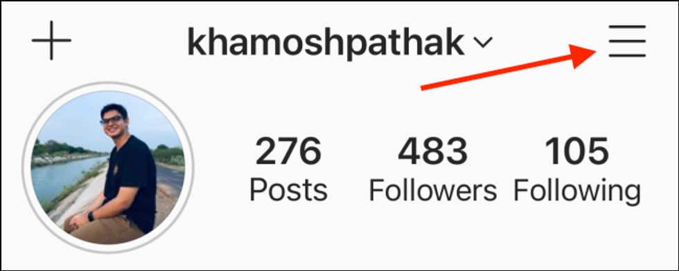 Tap the Menu button from Your Profile.pagespeed.ce .7UwspPMEgq