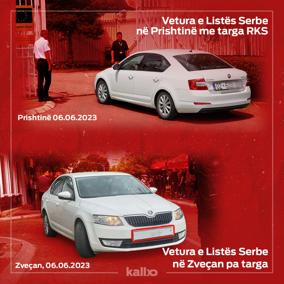 Targat e vetures se kryetarit te Listes Serbe Goran Rakiq 1