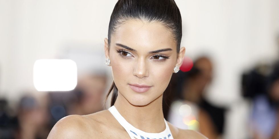 Television personality Kendall Jenner arrives at the Metropolitan Museum of Art Costume Institute Gala (Met Gala) to celebrate the opening of