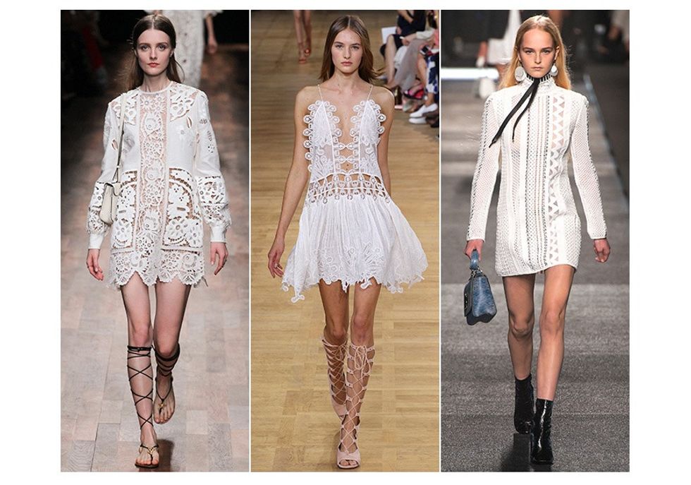 tendances mode printemps t 2015 dentelle bla