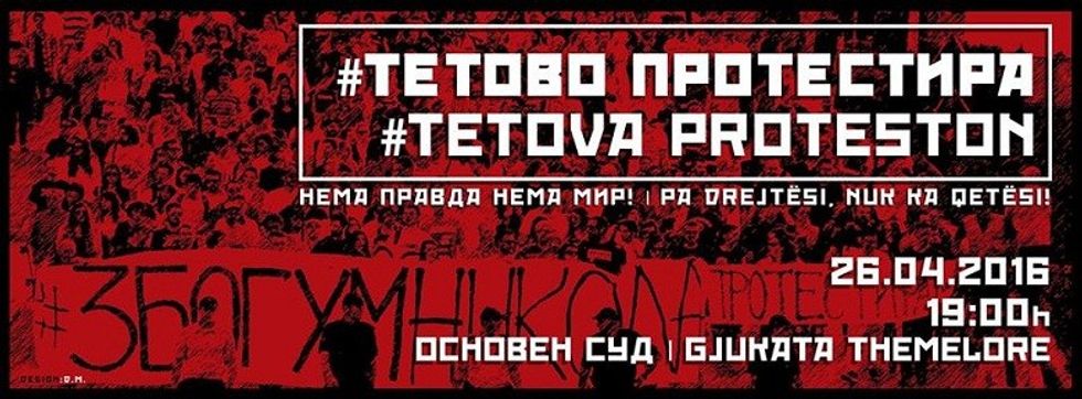 Tetova proteston