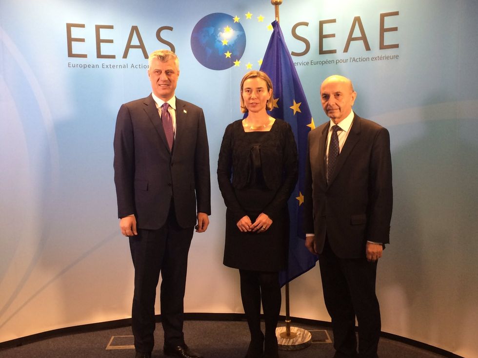 thaci mustafa mogherini