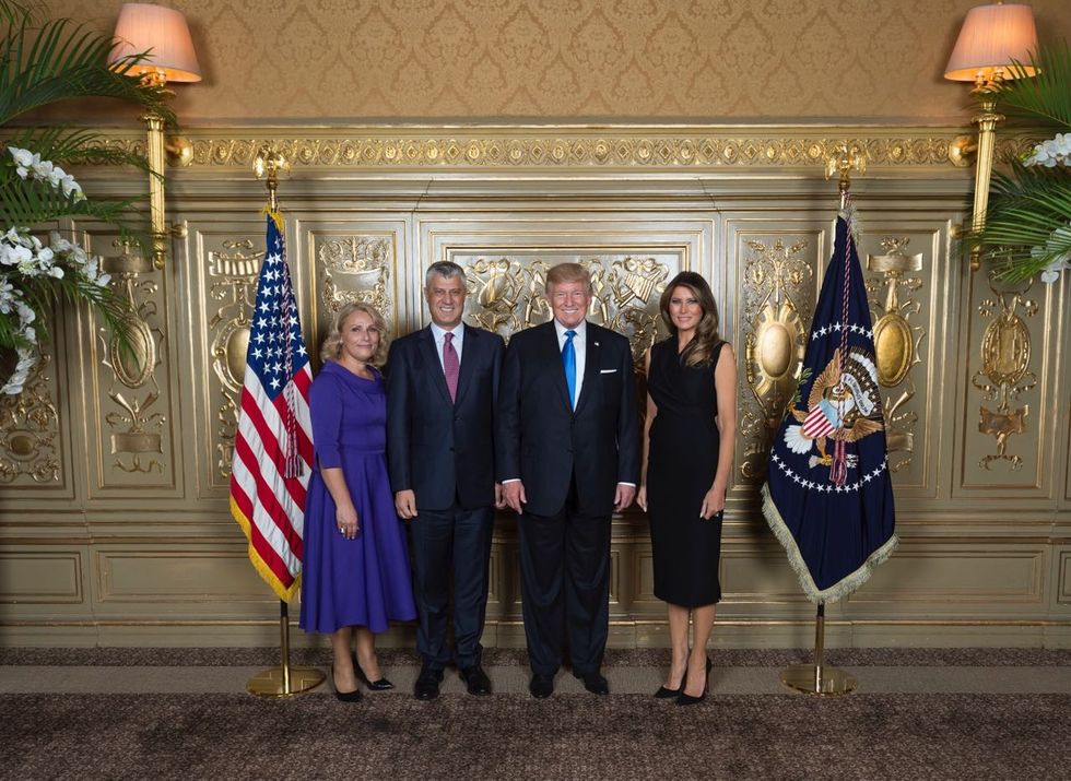 thaci trump