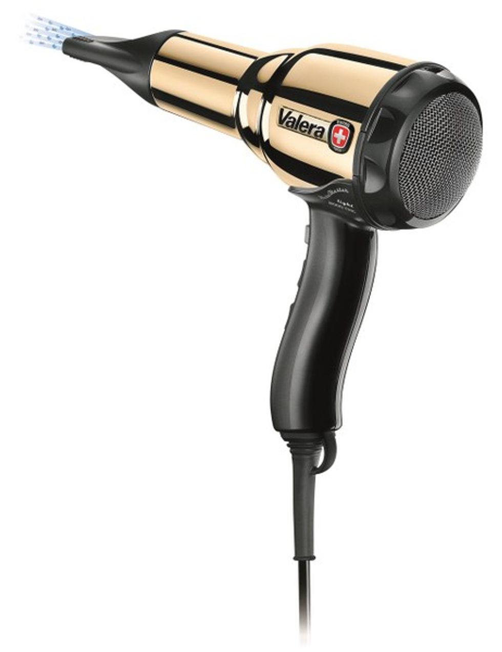 Tharëse për flokë Valera Swiss Metal Master, zezë/ari e hapur