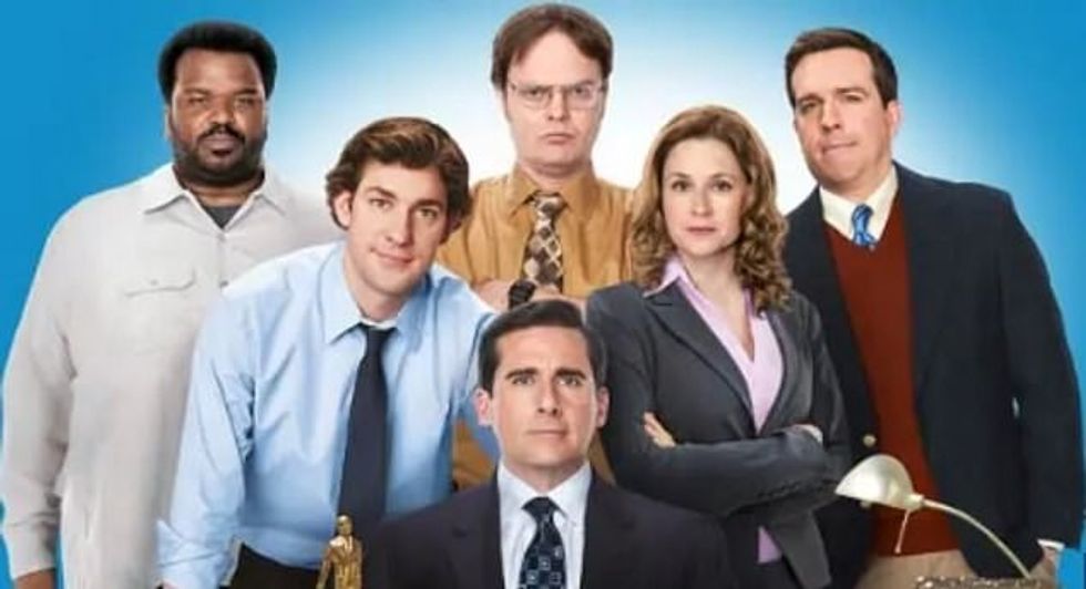 The 45-year-old actor recalled his early experiences with the idea of people being able to critique however they want on social media. Seen on The Office