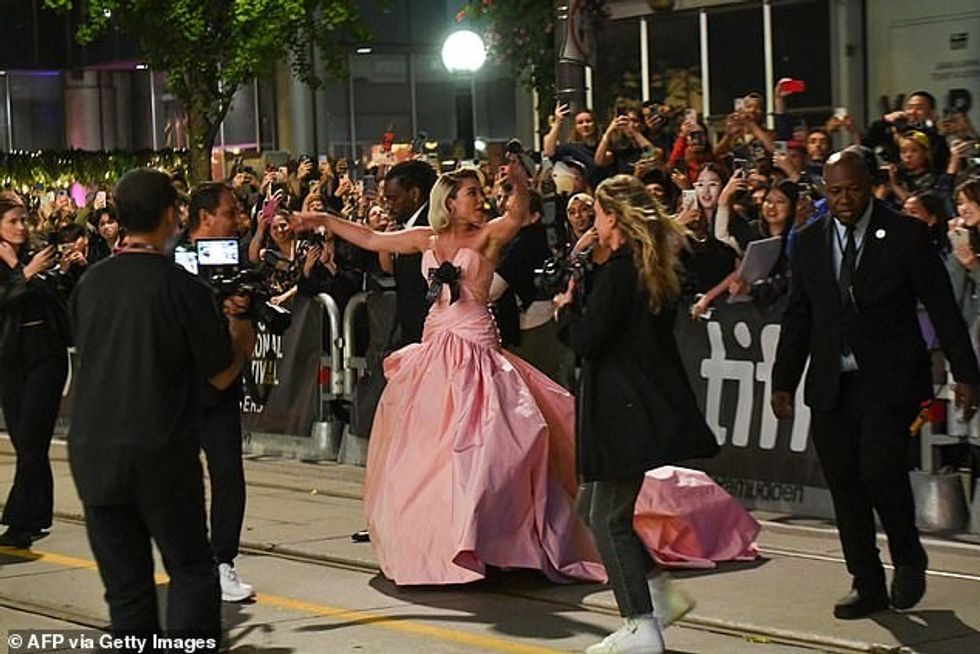 The beauty had all eyes on her as she attended the glitzy premiere