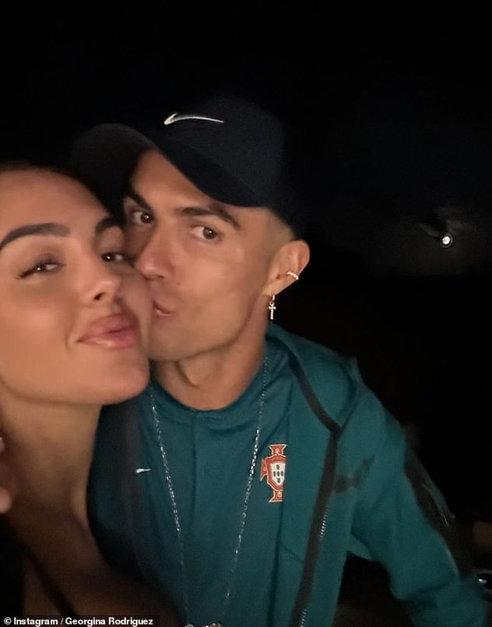 The couple appeared in the playful clip together, as they enjoyed some downtime following Euro 2024