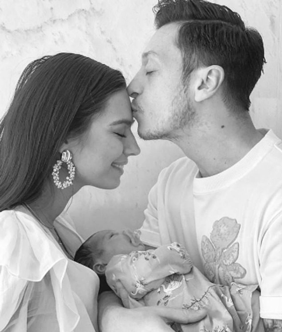 The couple welcomed their first child in March when Amine gave birth to daughter Eda