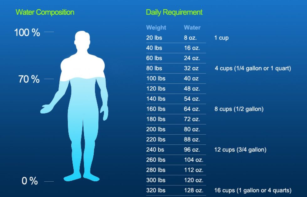 the daily water chart being bettr
