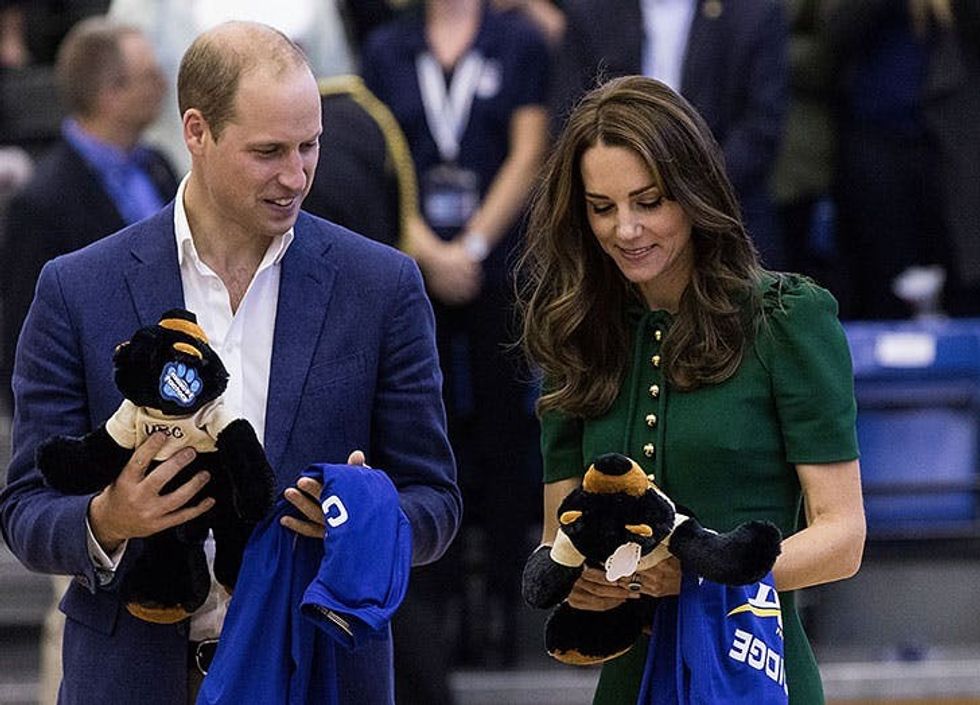 The Duke And Duchess Of Cambridge receive gifts on Canada tour1