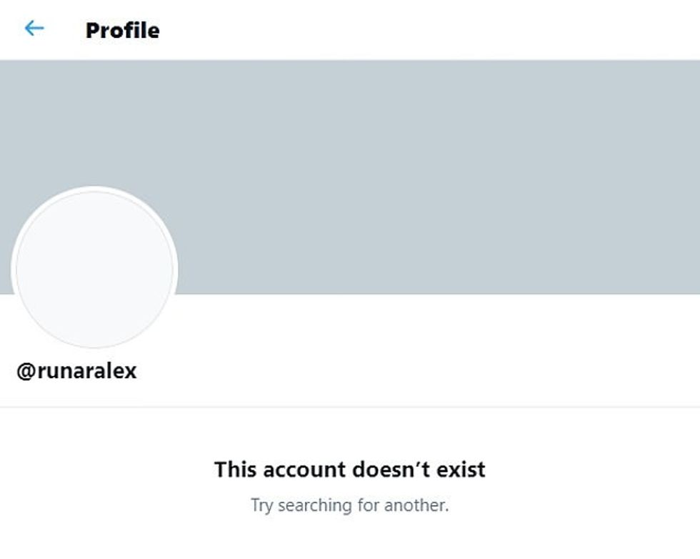 The goalkeeper has since deleted his Twitter account after receiving abuse from supporters