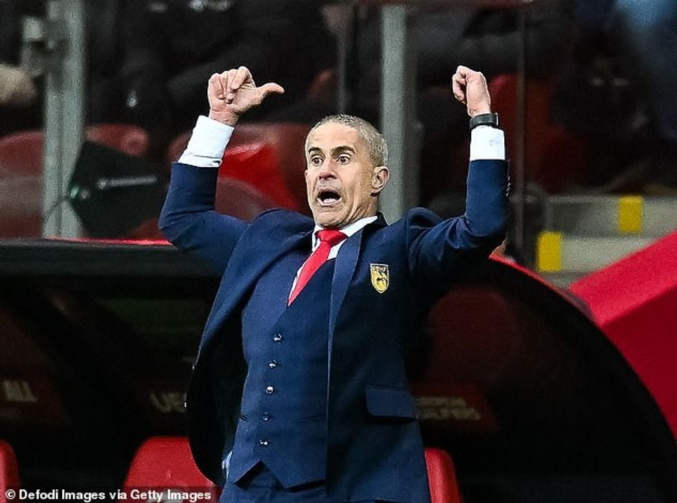 The head coach previously managed at Lyon and his boyhood club Corinthians