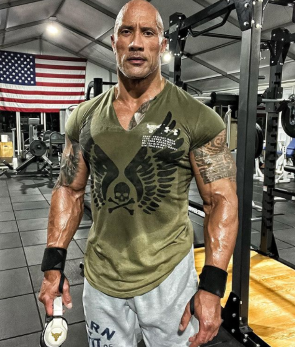 the rock instagram