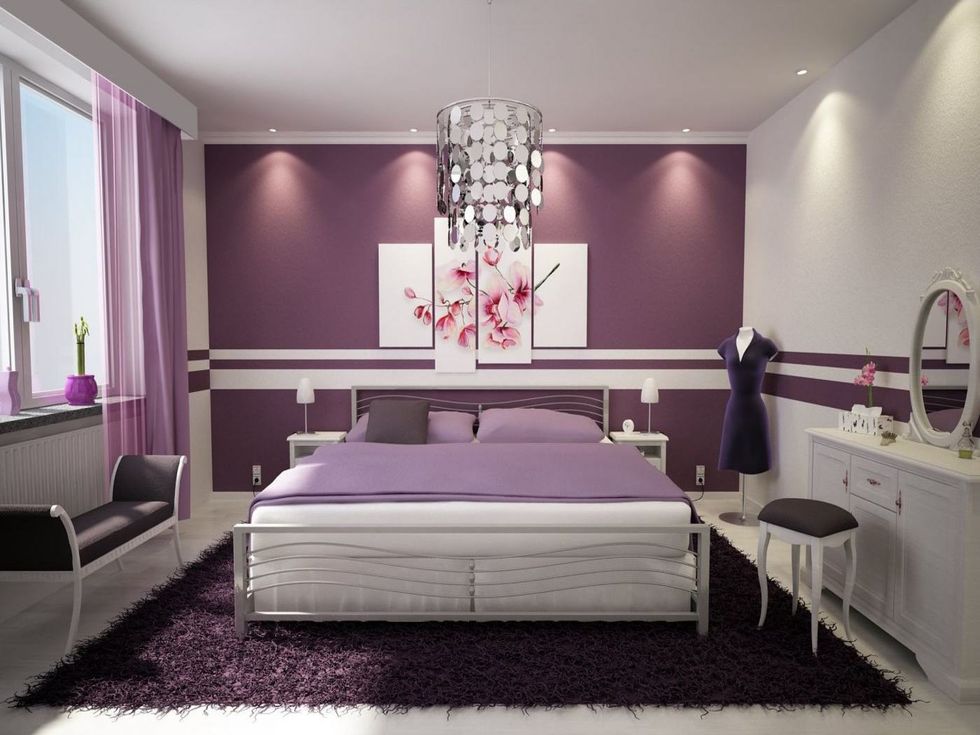 The Royal Purple Bedroom