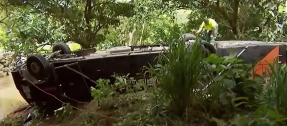 The team was returning home after a football match over the weekend