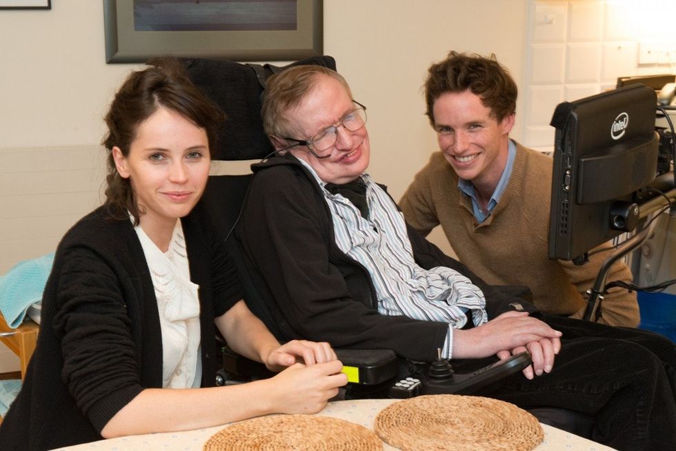 The Theory of Everything Stephen Hawking Eddie Redmayne Felicity Jones