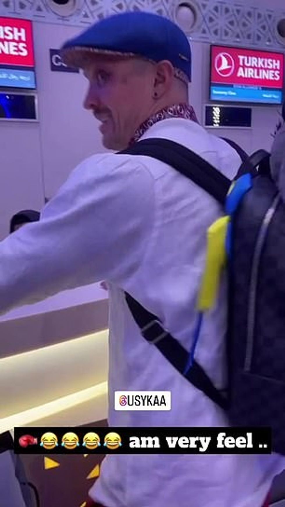 The Ukrainain boxer beat Anthony Joshua by split decision on Saturday night