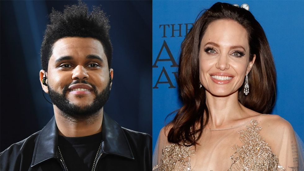 The Weeknd Angelina Jolie