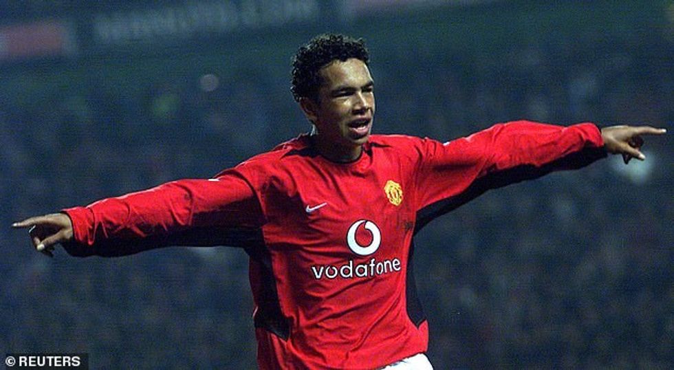 The winger played 81 matches in total for United and was capped eight times by England