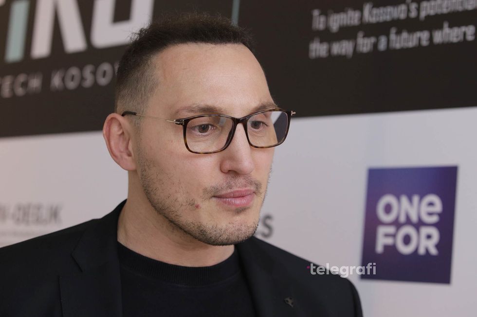 Themelohet Fintech Kosova FIKS ne kuader te Odes Ekonomike Gjermano Kosovare OEGJK Kristian Kabashi bashkethemelues i Fintech foto Ridvan Slivova 10