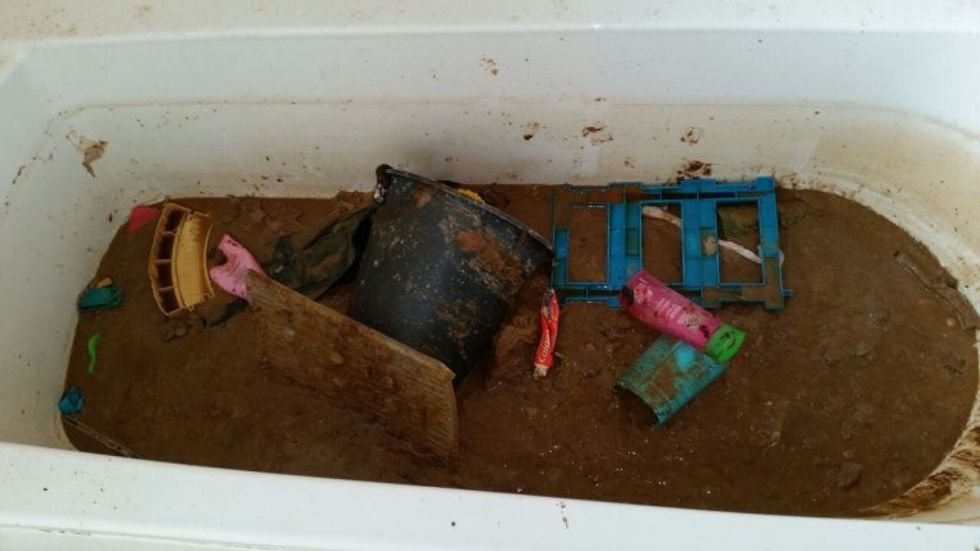 These grim pictures show a house in County Durham left in a disgusting state by tenants - smelling like