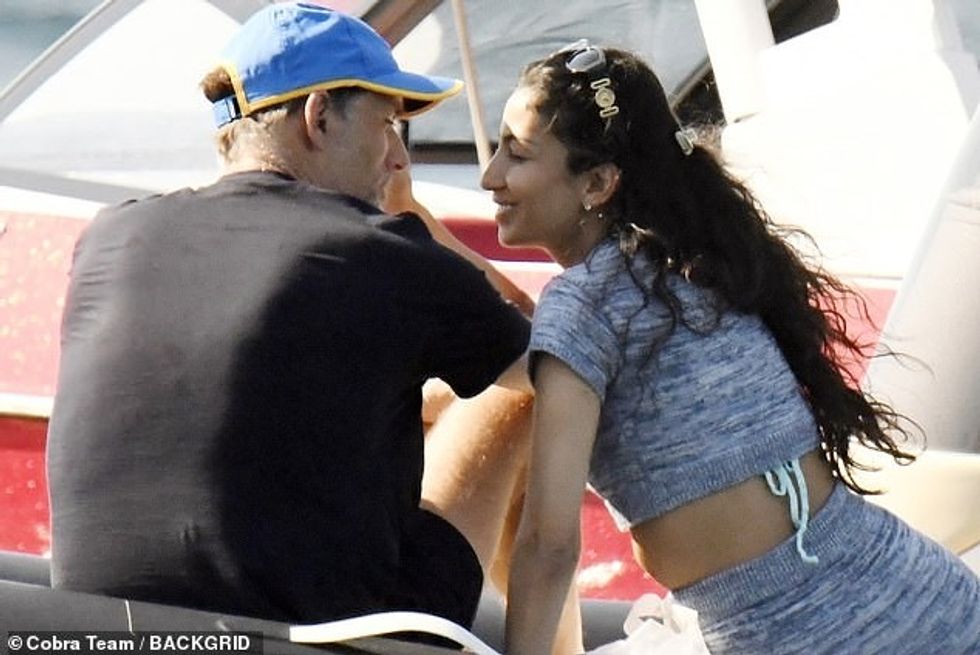 Thomas Tuchel, pictured with new younger girlfriend Natalie Max, this summer, is said to have had his private life gossiped about by Chelsea players in his downfall at the club