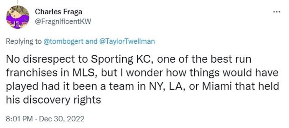 Tifozët e MLS shprehën pakënaqësinë e tyre për rregullin e 'të drejtave të zbulimit' që mund t'u kushtojë atyre një shans për të parë Ronaldon t'i bashkohet ligës.