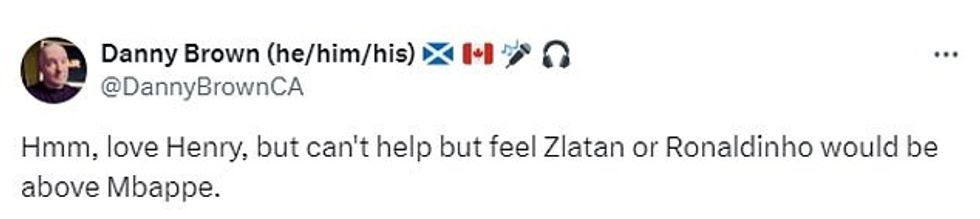 Tifozët janë kritikuar për marrjen e Henrit, me disa që pretendojnë se mendimi i tij ishte 'i turpshëm'