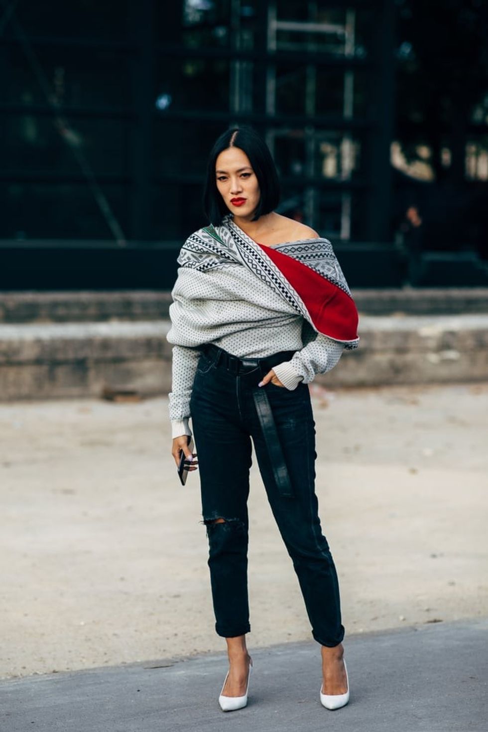 Tighten Long Leather Belt Through Loops Your Jeans Slip Pumps