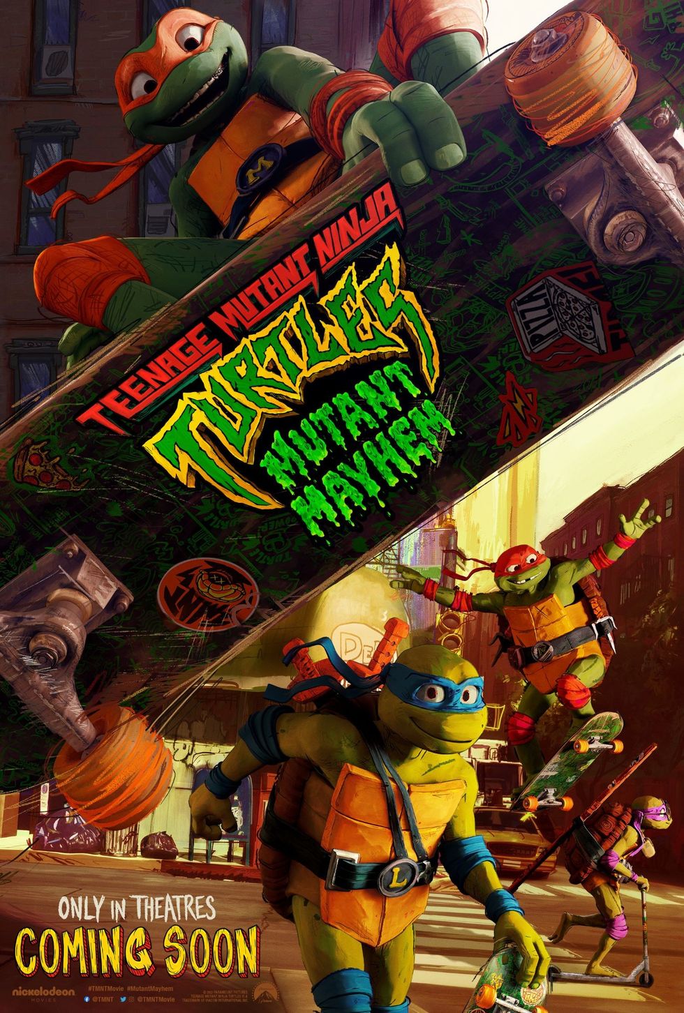 TMNT INTL DGTL PAYOFF KEYART SKATEBOARD JUMP OV 1