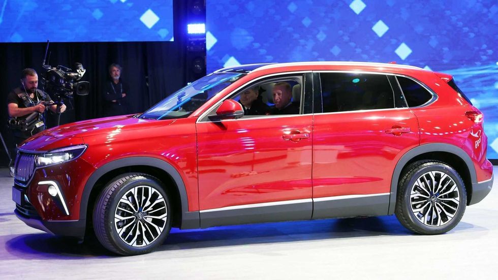 togg c suv production start ceremony on october 29 2022 at the plant in gemlik turkey