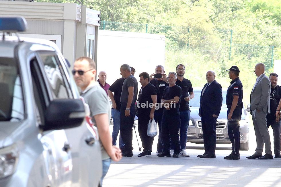 tre policet e Kosoves qe u liruan sot nga paraburgimi ne Serbi Rifat Zeka Beqir Sefi e Mustafe Shemi Merdare foto Ridvan Slivova 6