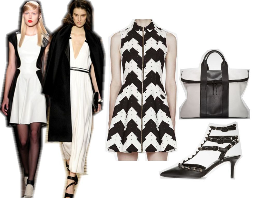 trend fashion blog how to wear the monochrome color trend fall 2013