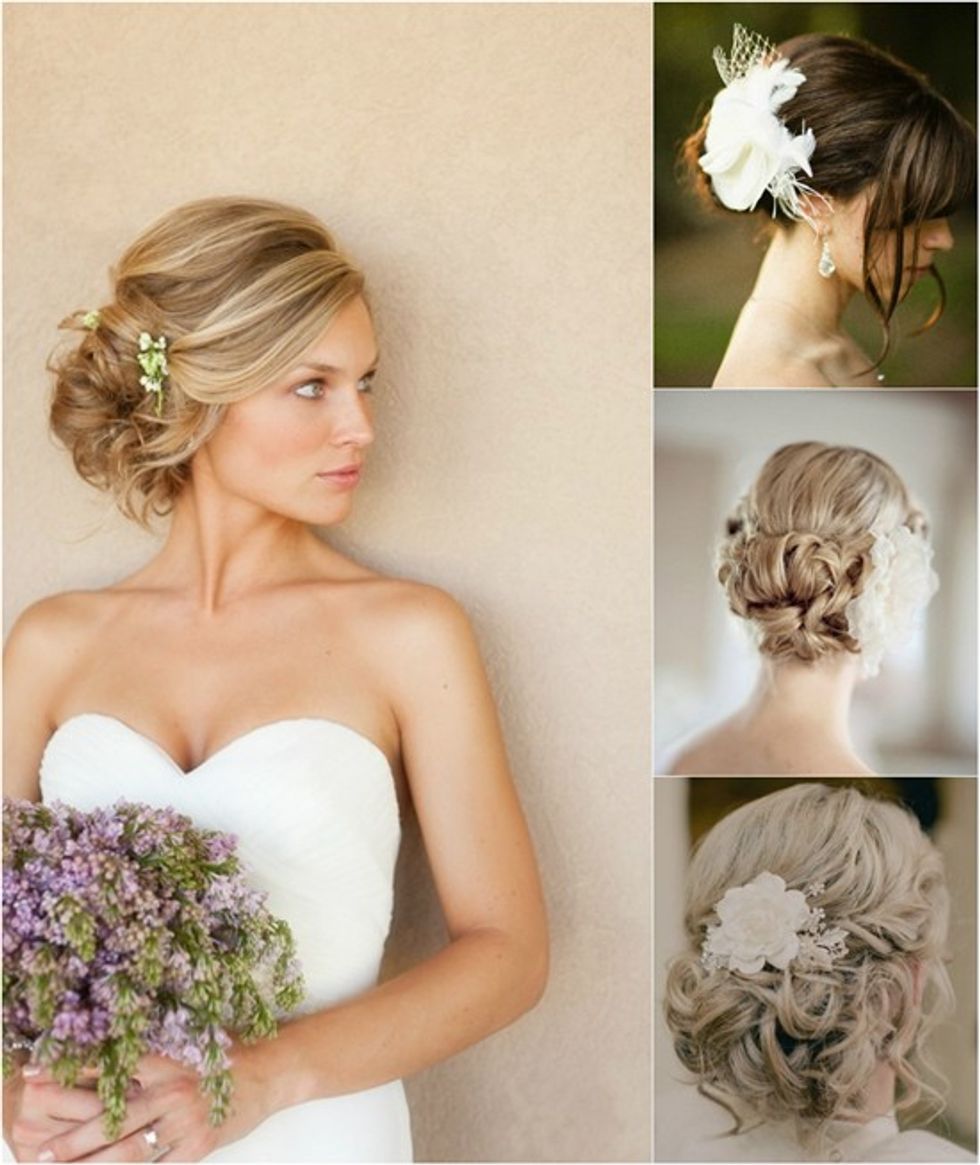 trend updo hair styles for wedding autumn by clip on long silky human hair extensions