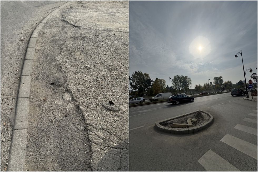 Trotuaret e demtuara Gjakove