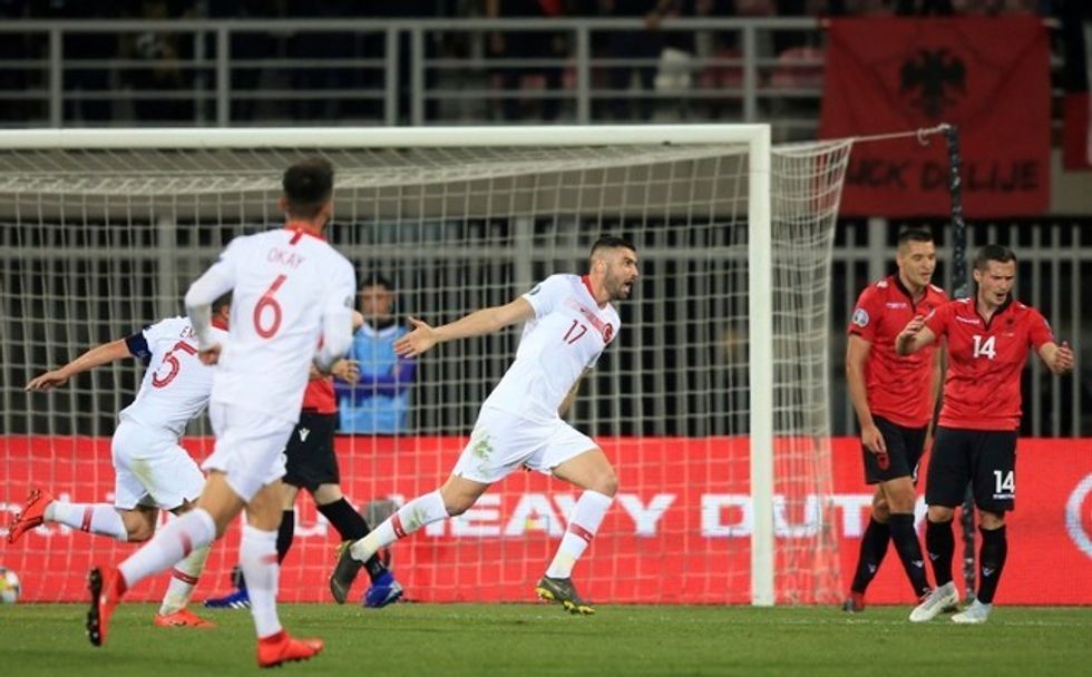 turkey starts euro 2020 qualifying campaign with win over albania 1553292983309