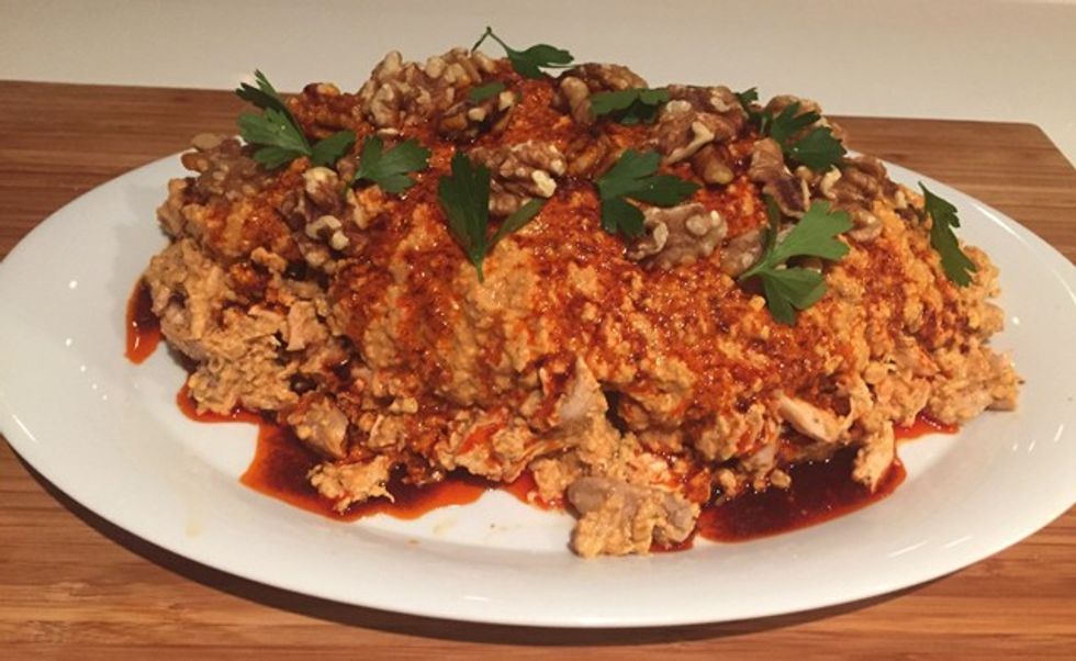 turkish circassian chicken with