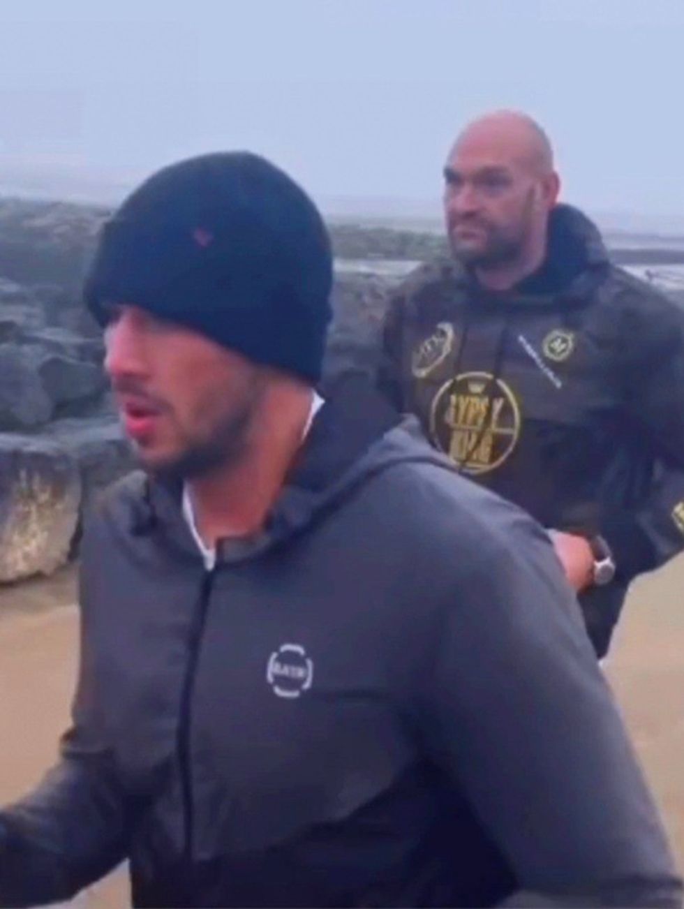 Tyson is helping SugarHill to train Tommy for the fight