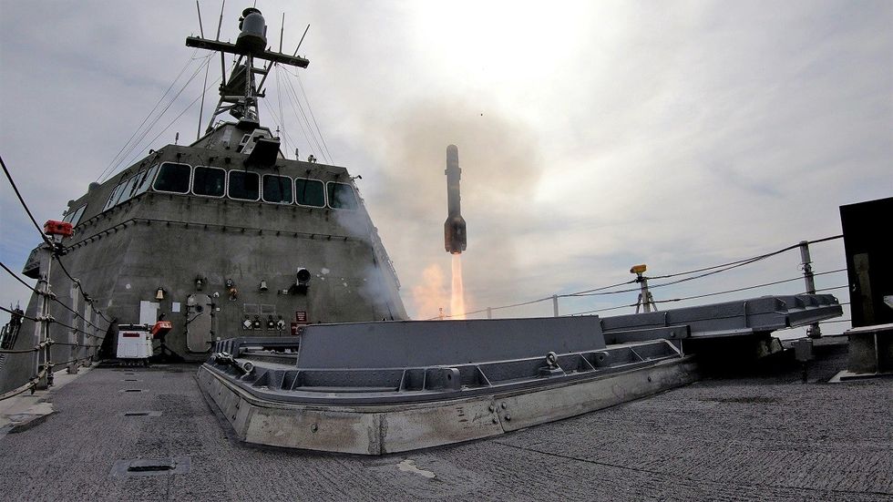U.S. Navy Tests SSMM From Independence class LCS