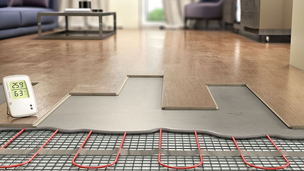 under floor heating
