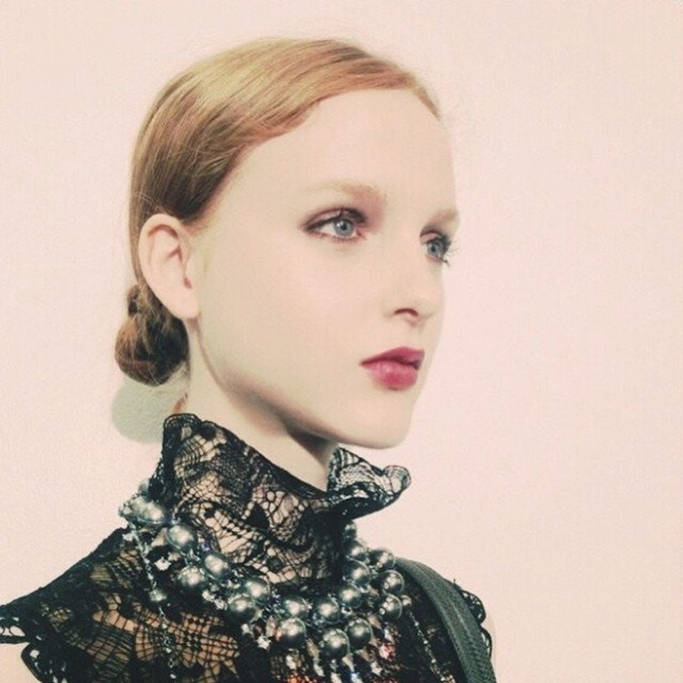 updos milan fashion week bottega veneta