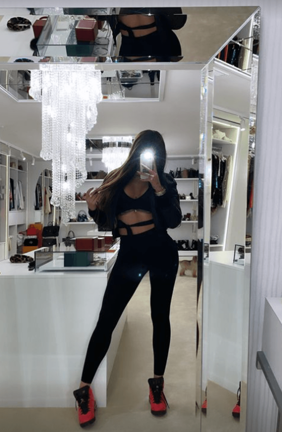 v
