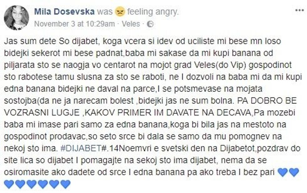 Vajza me diabet